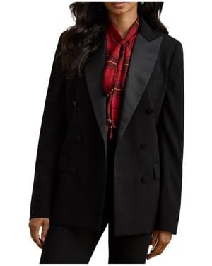 Ralph Lauren Long-Sleeved Suit Jacket - Black