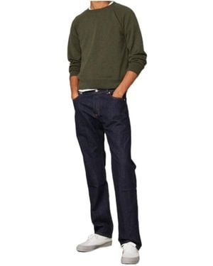 Officine Generale Raglan-Sleeve Crew-Neck Jumper - Green