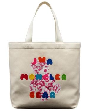 Moncler Medium Tote Bag - White