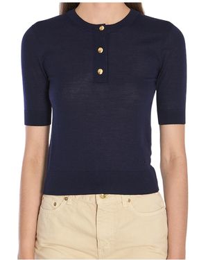 Celine Crew Neck Jumper - Blue