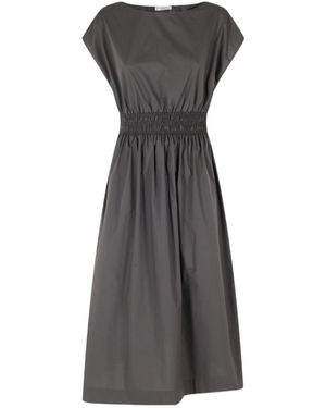 Roberto Collina Round Neck Dress - Gray