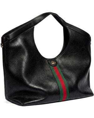 Gucci Giglio Large Tote Bag - Black