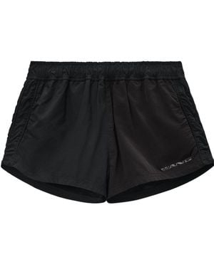 Alexander Wang Printed Logo Shorts - Black