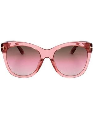 Tom Ford Wallace Cat-Eye Sunglasses - Pink