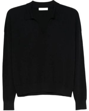 Zanone V-Neck Sweater - Black