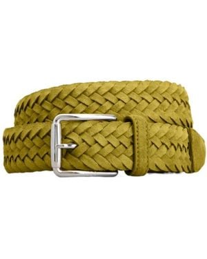 Tod's Suede Belt - Yellow