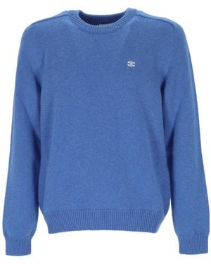 Celine Crew Neck Jumper - Blue