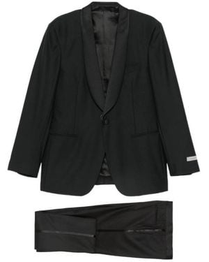 Canali Long-Sleeved Suit - Black