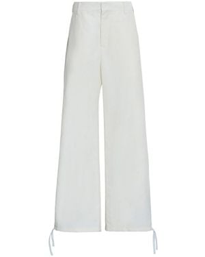 Marni Straight Leg Cargo Pants - White