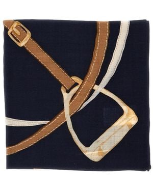 Ralph Lauren Large Square Scarf - Blue