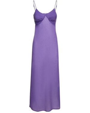 GIMAGUAS Sora Cotton Long Dress - Purple