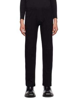 Balenciaga Elastic Waist Trousers - Black