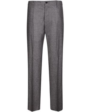 Lardini Casual Pants With Belt Loops - Gray
