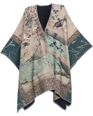 Pierre Louis Mascia Printed Shawl - Grey