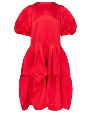 Comme des Garçons Puff Sleeve Layered Dress