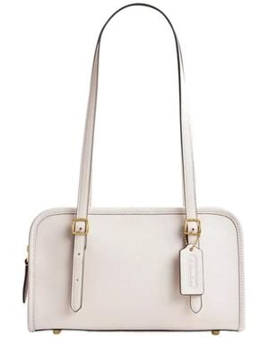COACH Swing Zip Bag - White