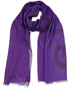 Givenchy Logo Scarf - Purple
