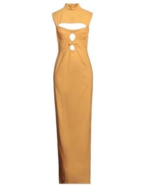 Jacquemus Solidcolor Sleeveless Dress - Metallic