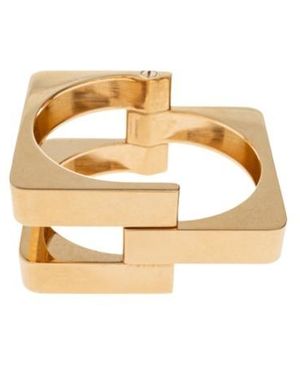 Ferragamo Ferragamo Geometric Cuff Bracelet - Metallic