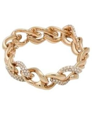 Tory Burch Chunky Curb-Link Bracelet - Metallic