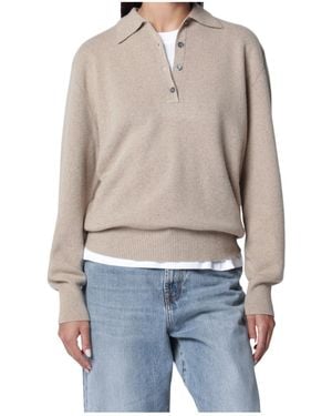 Rohe Long-Sleeved Polo Shirt - Grey