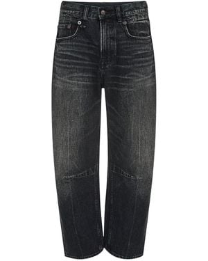 R13 Five-Pocket Design Jeans - Black