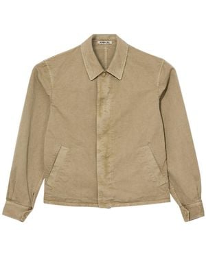 AURALEE Collared Jacket - Natural