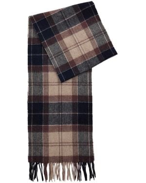 Barbour Plaid Scarf - Black