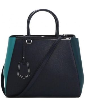 Fendi Logo Handbag - Blue