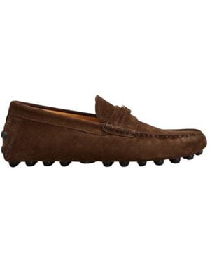 Tod's Gommino Bubble Loafers - Brown