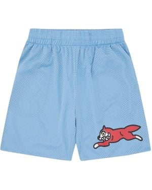 ICECREAM Loose-Fitting Athletic Shorts - Blue