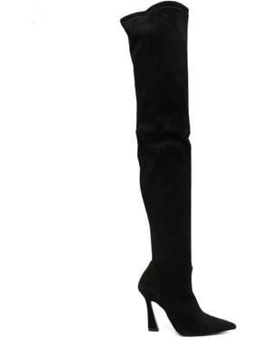 Stuart Weitzman 'Ultravinnie' Boot 100 - Black