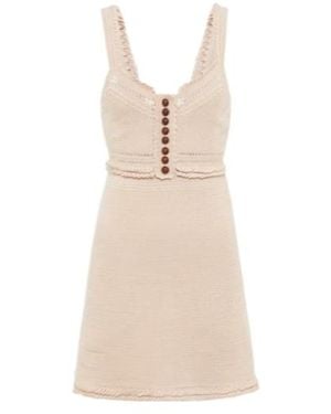 Rabanne Crochet Minidress - Natural