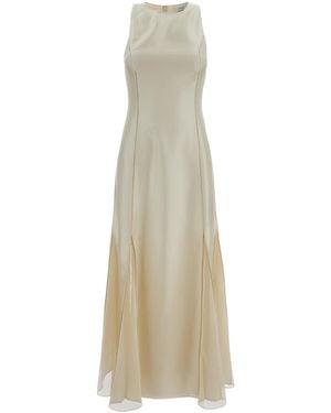 Loulou de Saison Iraka Midi Dress - Natural