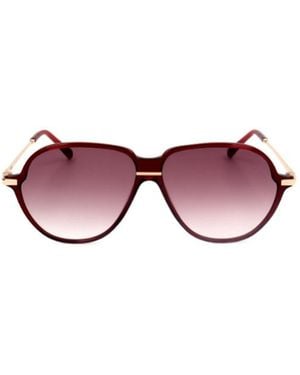 Maje Logo Sunglasses - Purple