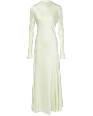TOVE Raquel Silk-Blend Maxi Dress - White