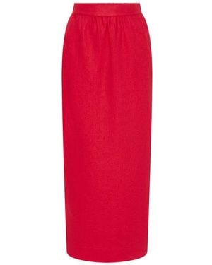 Posse Bonnie Pencil Skirt - Red