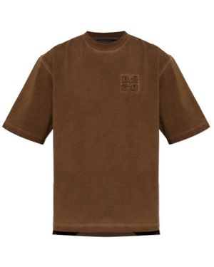 DSquared² Logo-Patch T-Shirt - Brown
