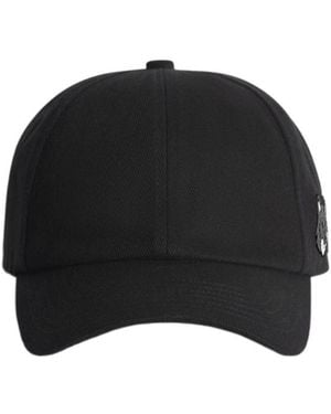 Maison Kitsuné Maison Kitsuné Twin Fox Embroidery Hat - Black