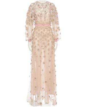 Valentino Long Sleeve Dress - White