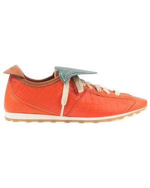 Jacquemus Lace-Up Trainers - Red