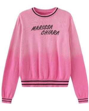 Marissa Chiara Crew Neck Sweater - Pink