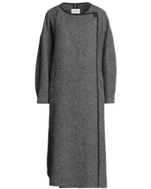 Isabel Marant Crew Neck Coat - Gray