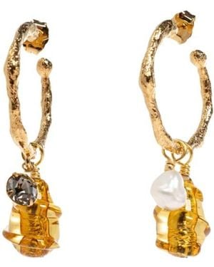 forte_forte Drop Earrings - Metallic