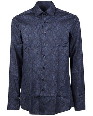 Etro Roma Paisley Shirt - Blue
