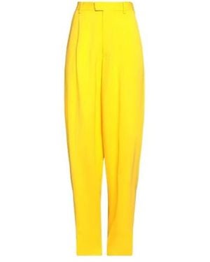 Marni High Waist Slim Fit Suit Trousers - Yellow