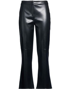 Max Mara Solid Color Bootcut Pants - Black