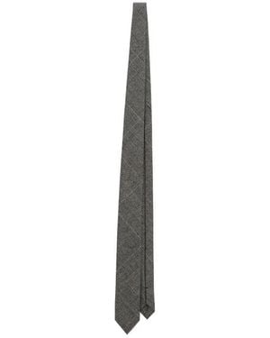 Dolce & Gabbana Checked Tie - White