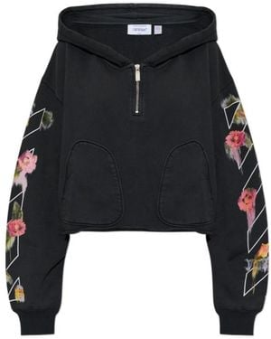 Off-White c/o Virgil Abloh Half-Zip Sweatshirt - Black
