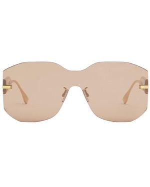 Fendi Eyewear Square Frame Sunglasses - Pink